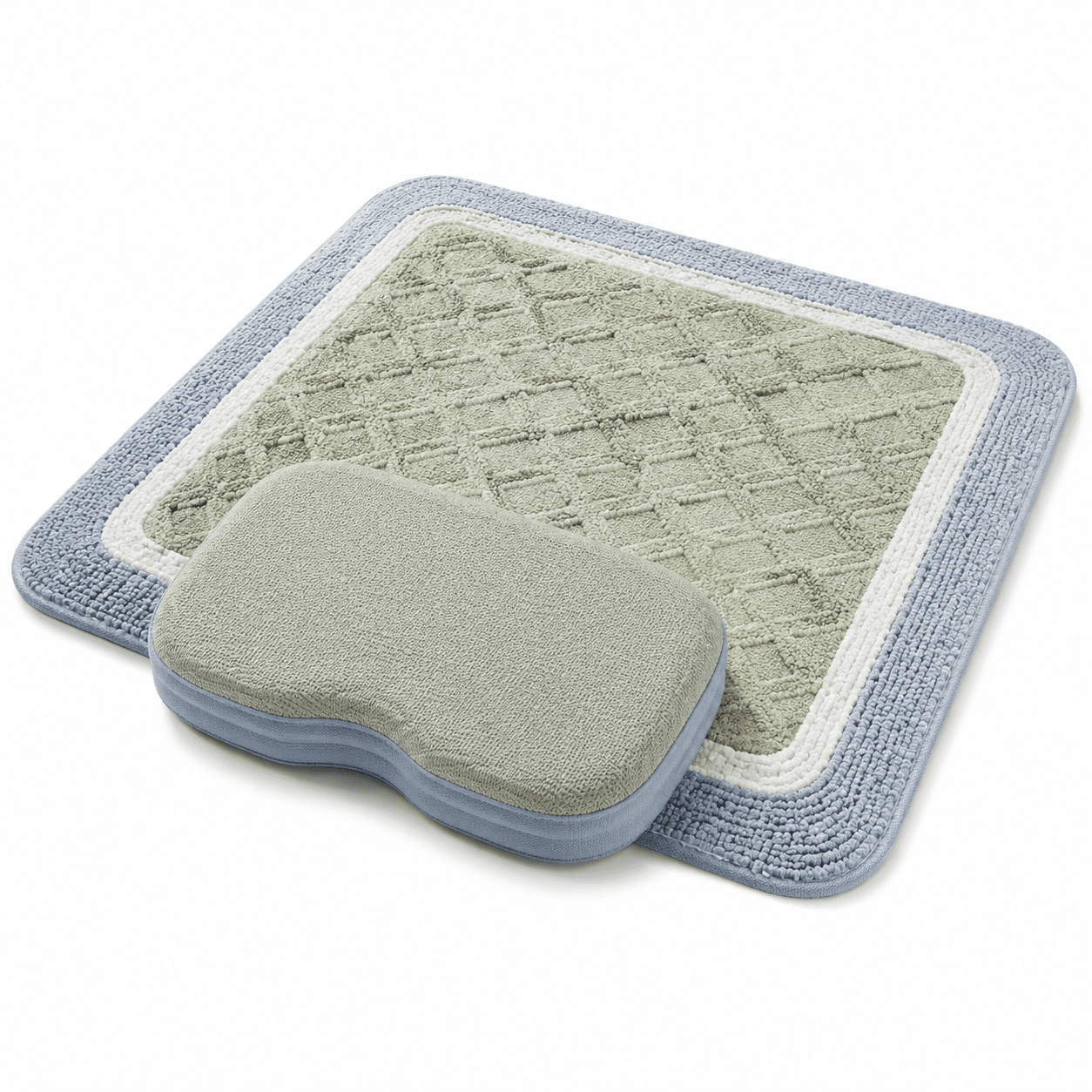 Bath Mat & Kneeling Pad Set